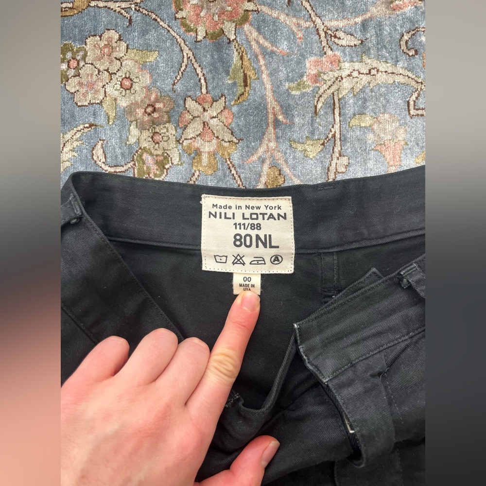 Nili Lotan Shon Trousers in Black - Picture 3 of 3
